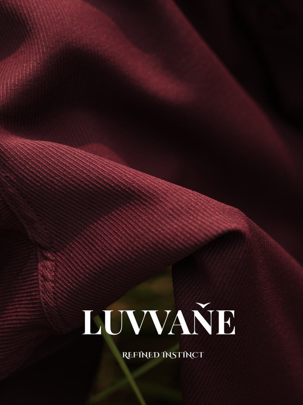 DEEP MAROON IN STRETCHABLE CROSS COTTON BLEND FABRIC
