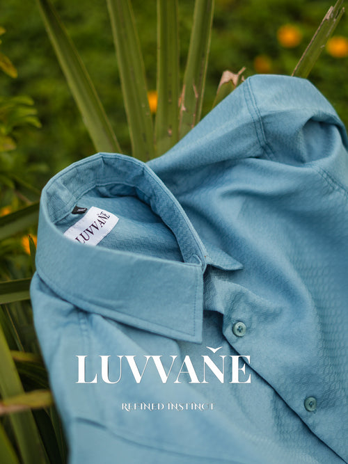 MUTED SKY BLUE IN PREMIUM BAMBOO FABRIC