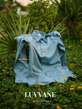 MUTED SKY BLUE IN PREMIUM BAMBOO FABRIC